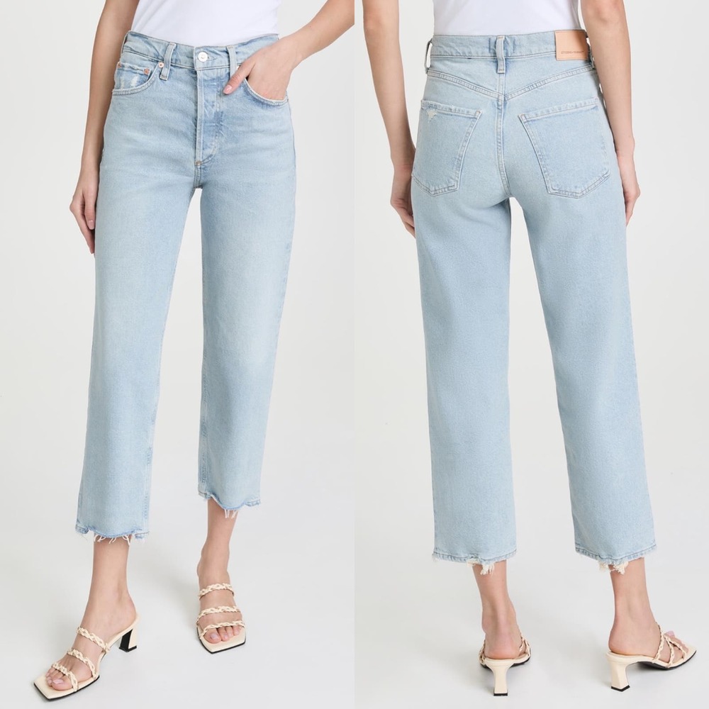 Citizens Of Humanity Light Blue Straight Leg Jeans